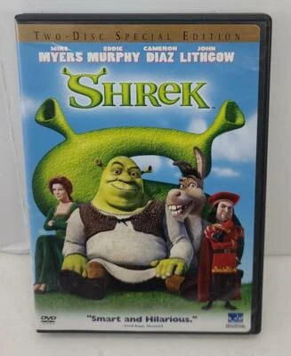 2001 SHREK 2 DISC SPECIAL EDITION DVD WITH CASE USED LIKE NEW Foto 1 de 2