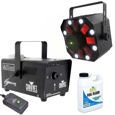 Luz LED Chauvet DJ SWARM5FXILS IL con máquina de niebla Hurricane 700 Foto 1 de 4