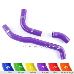 Purple Drz400sm Drz400 Drz400s Radiator Silicone Hose Pipe Kit Drz 2002-2014 - Picture 1 of 10