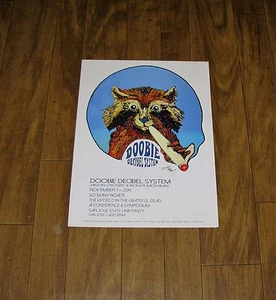 DOOBIE DECIBEL SYSTEM POSTER (17 1/4" X 12 3/4") JASON CROSBY & ROGER MCNAMEE - Picture 1 of 1