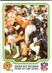 1979 Fleer Team Action Green Bay Packers Football Card #20 - Free Shipping - Picture 1 of 2