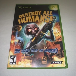 Destroy All Humans (Microsoft Xbox, 2005) TESTED WORKS CIB - Picture 1 of 4
