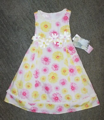 Biscotti Kate Mack ребенка ясельного возраста девочек платье без рукавов - размер 4T - новый с Ярлыками - Изображение 1 из 4