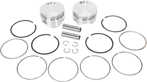92-1412 FORGED PISTON KIT 113'-ENGINE 4' +0.020' HARLEY DAVIDSON FXRP 1989 - Foto 1 di 1