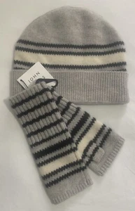 JOHN LEWIS - Women’s 100% Pure Cashmere Beanie Hat + Gloves  - Size - One Size - Picture 1 of 15
