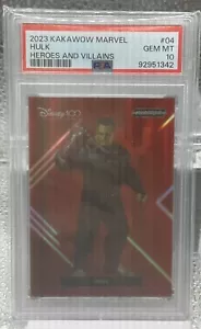 2023 Kakawow Marvel Heroes And Villains Hulk PSA 10 - Picture 1 of 2