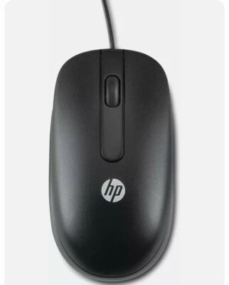 HP USB Optical Mouse - Black (QY777AA) G-06 - Image 1 of 3
