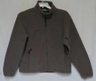 L.L. BEAN Men's Olive Green Full Zip Fleece Jacket Size Medium