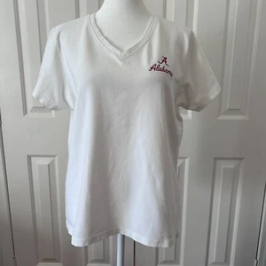 G Gear Alabama Crimson Tide Embroidered V-Neck T-shirt Women's Size Large - Picture 1 of 10