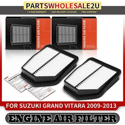 2 воздушных фильтра двигателя для Suzuki Grand Vitara 2009 2010 2011-2013 L4 2,4 л V6 3,2 л - Изображение 1 из 4