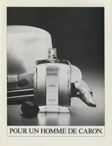 Publicité papier - advertising paper - Pour un Homme de Caron - Picture 1 of 1