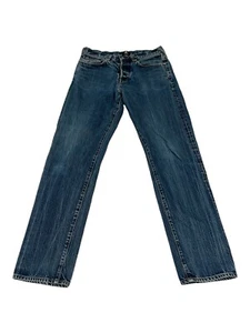 PS Paul Smith Pepper N Salt Washed Denim Jeans Blue Size 30R Organic Cotton - Picture 1 of 20