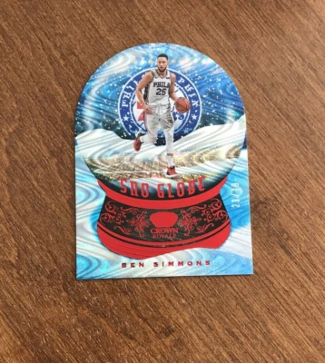 Ben Simmons 2020-21 Crown Royale Sno Globe Red #30 LSU 76ers Nets /49 - Image 1 of 2