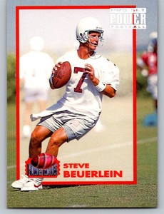 Steve Beuerlein Pro Set Power 1993 PM22 Phoenix Cardinals