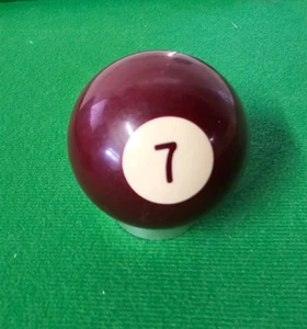 Replacement Billiard Snooker Bumper Pool Ball 2- 1/8" Purple # 7 Ball Solid - Picture 1 of 6