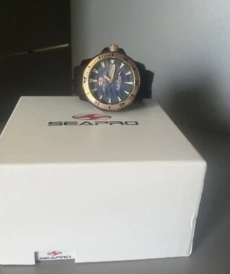 Seapro Scuba Dragon Diver Limited Edition 1000m Wave Dial Men’s Quartz Watch - Image 1 of 4