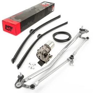 Scheibenwischer Frontwischer Wischermotor Gestänge für Audi A4 8E B6 B7 03-08 - Bild 1 von 12