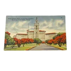 Postal Miami Biltmore Hotel Columbus Boulevard Coral Gables Florida B628 - Imagen 1 de 2