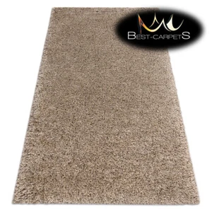 Amazing Modern Rug "SUPREME" Shaggy 5cm, soft, single-colour, BROWN Best Quality - Picture 1 of 6