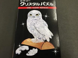 Beverly Crystal 3D Jigsaw Puzzle Clear Owl 42 Piece 4977524484646 from JAPAN - Picture 1 of 8
