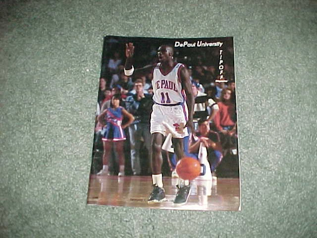 1992 UAB Blazers v DePaul Blue Demons Basketball Program 2/1 - Image 1 of 1