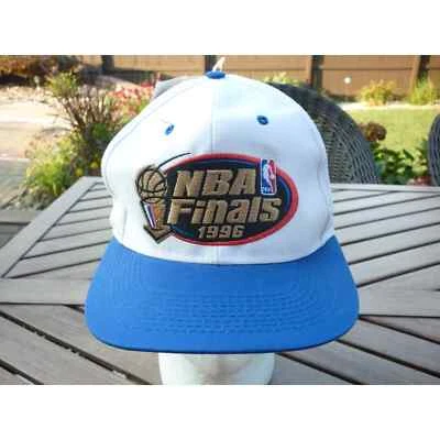 Finales de la NBA 1996 Gorra Snap Back Logo 7 Chicago Bulls Jordan Pippen Nueva con Etiquetas Foto 1 de 4