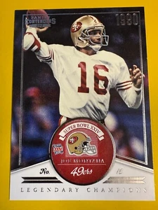 67282 2012 Panini Contenders Legendary Champions #16 Joe Montana 49ers BK$10 - Bild 1 von 3