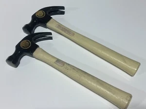 NOS 2pc AMES Servall 11776 SN20 20oz. Claw Hammer Set Lot - Wood Handle - Picture 1 of 11