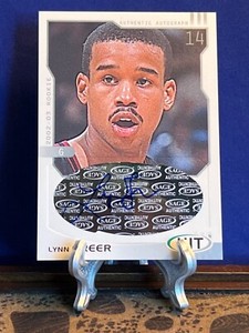 2002 SAGE HIT SILVER Lynn Greer Auto SP Rookie H14 Milwaukee Bucks World Leagues