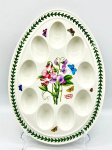 PORTMEIRION BOTANIC GARDEN 12,5 Zoll GEBOHRTE EIERTELLERSCHALE, TOP ZUSTAND - Bild 1 von 13