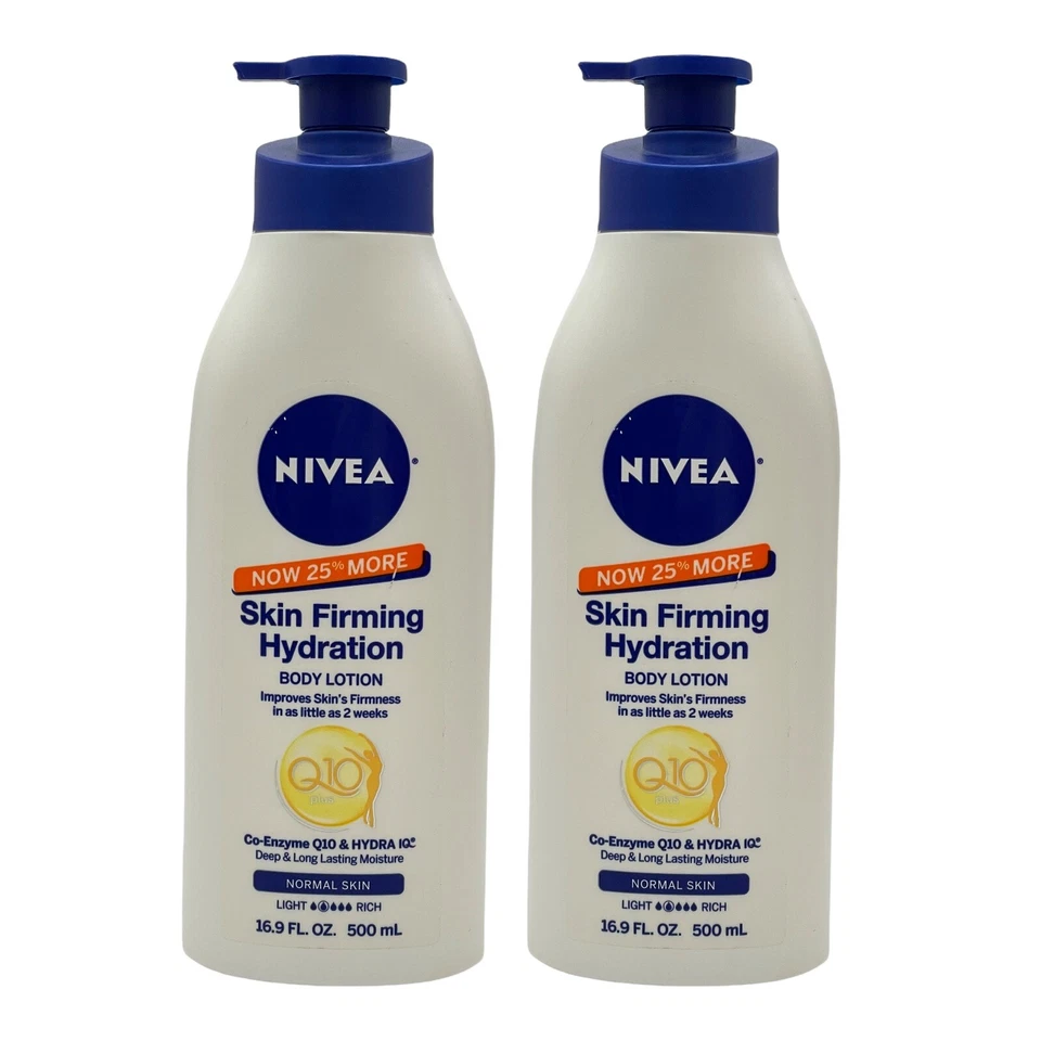 Nivea Skin Firming Hydration Body Lotion with Q-10- Bonus Size-16.9 Fl.oz