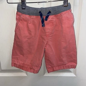 Carter’s Boys Shorts Coral Color Gray Band Size 4/5  - Picture 1 of 3