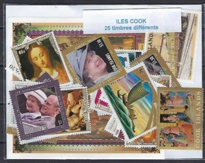 Cookinseln - Cook Islands 25 verschiedene Briefmarken - Bild 1 von 1