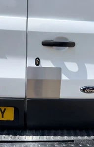 2014-24 Ford Transit External Rear Door Repair Plate Shield- Black Or Silver - Picture 1 of 1