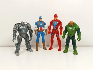 Marvel Iron Monger and Captain America DC Kilowog and Flash 5-6" Figures Lot - Picture 1 of 12