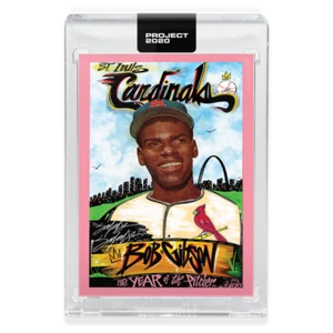 Proyecto Topps 2020 #124 Bob Gibson - por King Saldeen - Imagen 1 de 2