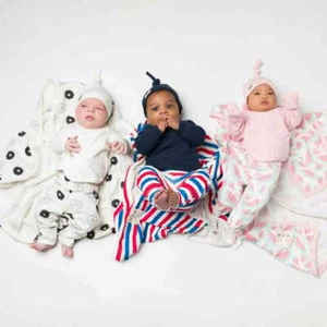 Layette by Monica + Andy Hospital Cuddle Box Blanket - 2pc set - Picture 1 of 5