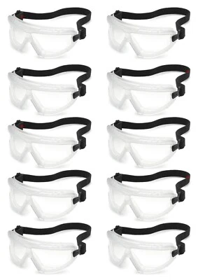 Paquete de 10 gafas de seguridad transparentes ANTI NIEBLA Gateway Wheelz perfil bajo Z87+ Foto 1 de 4