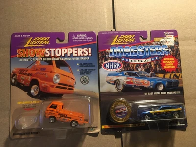 Johnny Lightning Chevy Vega Barry Setzer NHRA Dragster Funny Car and dodge truck - Image 1 of 4