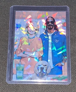 Snoop Dog & Martha Stewart Custom Holofoil Prizmatic Art Trading Card - Picture 1 of 4