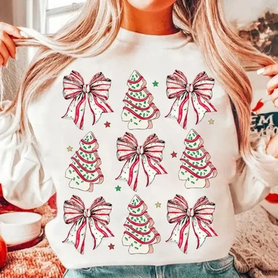 Sudadera Coquette Árbol de Navidad Pastel Foto 1 de 4