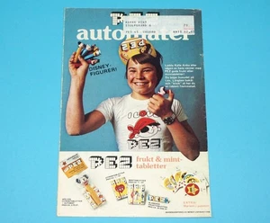 PEZ CANDY DISPENSER MAGAZINE ADVERT 1970s SCANDITOY SWEDEN - Picture 1 of 1