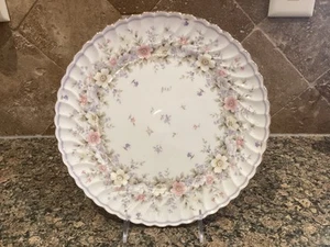 Andrea By Sadek AMIEL Exceed Bon Gold Trim Cake Plate by KEITO - Picture 1 of 3