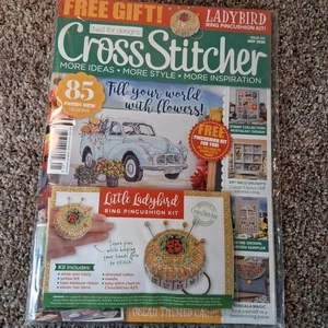 Cross Stitcher magazine May '25 Issue 421 Free Cross Stitch Kit Brand New Sealed - Picture 1 of 9