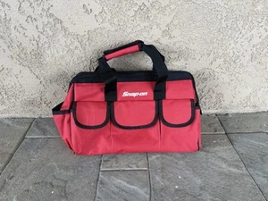 Snap On Tools Tool Bag Storage Case Travel Transport Trunk Organizer Red Black - Picture 1 of 3