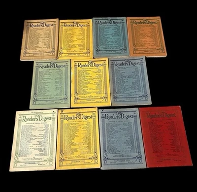 Vintage Reader’s Digest  Lot 1933- 11 Issues - Image 1 of 4