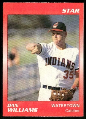 1989 Dan Williams #186 Watertown Indians - Image 1 of 2