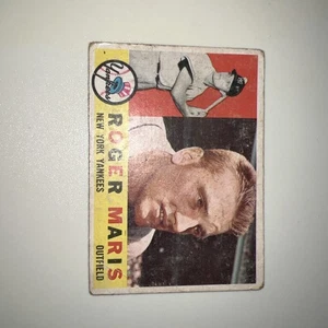 1960 Topps - Roger Maris #377 White Back - Picture 1 of 2