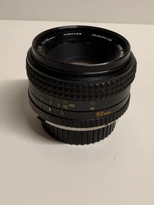 Lente Minolta MC Rokkor-X PF 50 mm f/1,7 MF Prime Montaje MD - SIN TAPA FRONTAL Foto 1 de 4