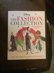 DISNEY THE FASHION COLLECTION COLOURING BOOK BIRTHDAY CHRISTMAS KIDS CREATIVE - Picture 1 of 2